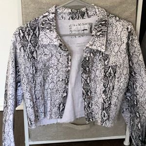 Fashion Nove Snake Skin Jacket